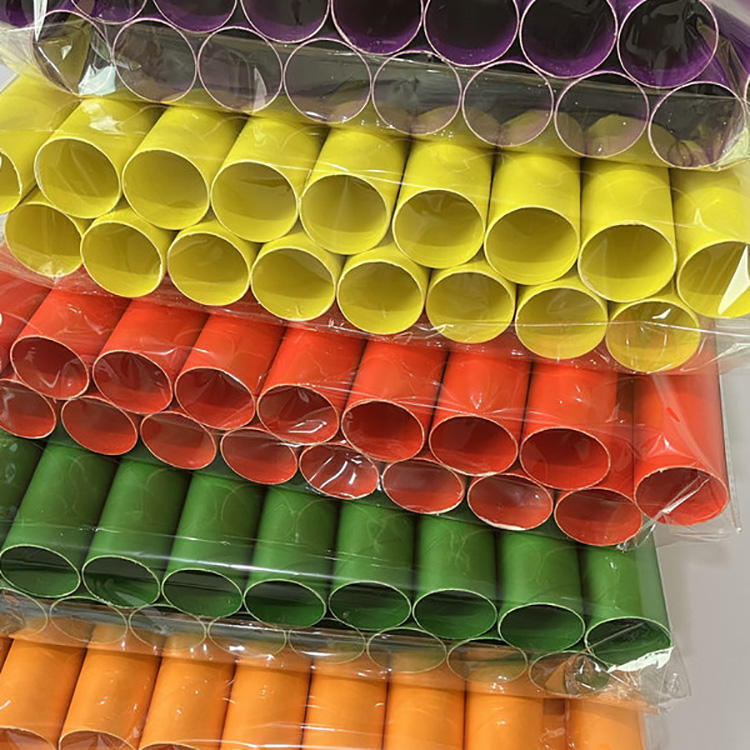Tubes en rouleau de papier artistique bricolage biodégradables, écologiques et personnalisables, Tubes artisanaux en papier colorés fabriqués à la main