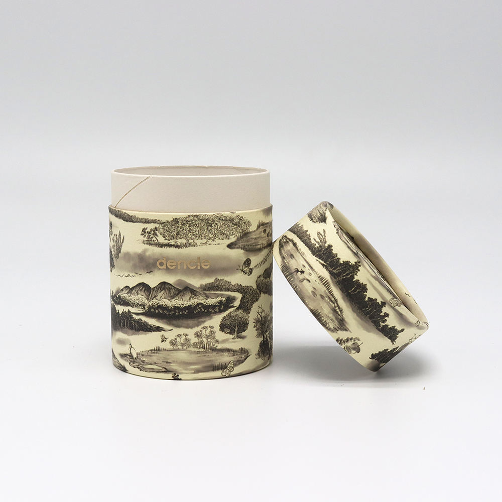 La boîte en carton de cylindre de tube de papier de catégorie comestible peut avoine le tube de papier de nourriture de petit déjeuner