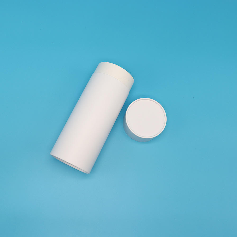 Impression personnalisée emballage alimentaire carton cylindre boîte emballage écrou café thé papier Tube emballage blanc