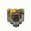 Boîte cylindrique en carton Kraft biodégradable, personnalisée, couvercle à déchirure facile de qualité alimentaire, Tubes en papier à 3 couches, emballage d'assaisonnement