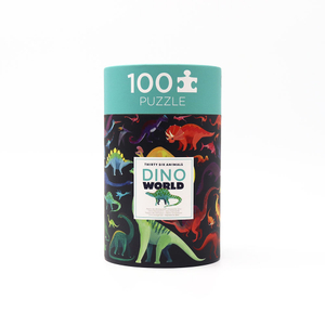 Boîte cylindrique en carton Kraft 100% biodégradable, blocs de construction en carton artisanal, Puzzle, emballage en Tube de papier pour manette de jeu