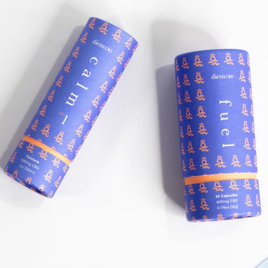 Tube de papier de thé d'emballage de carton de cylindre 100% recyclé empaquetant le tube rond de boîte de carton