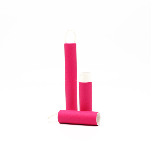 Cylindre en carton avec Logo imprimé personnalisé, vente en gros, Rose rouge, Tube en papier Kraft torsadé à la main, stylo de parfum, emballage en Tube de papier cadeau