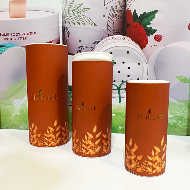 Hallpack – fabrication manuelle de bouchons en plastique biodégradables, boîte à Tube rond, emballage de cylindre en papier