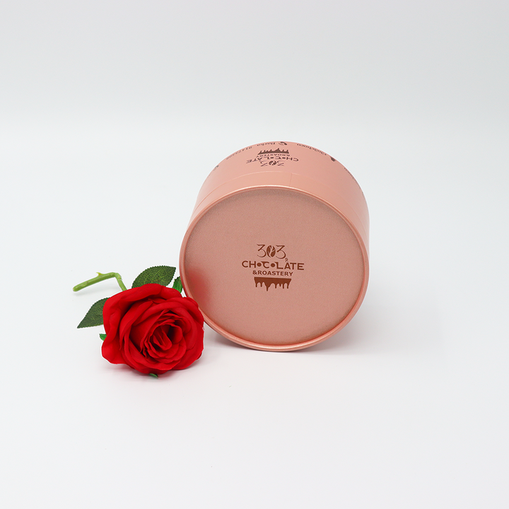 Emballage fait sur commande écologique de tube de boîte de cylindre de carton d'emballage de catégorie comestible pour le chocolat de biscuit de gâteau de pain