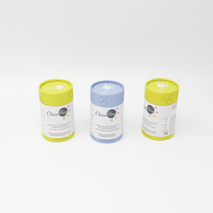 Emballage fait sur commande écologique de tube de papier de boîte de cylindre de carton de nettoyant pour le détergent polyvalent de fenêtres d'ameublement