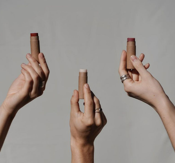 Déodorant vide écologique Push Up conteneurs crème solaire cosmétique papier Tube biodégradable Kraft baume à lèvres Tube antisudorifique