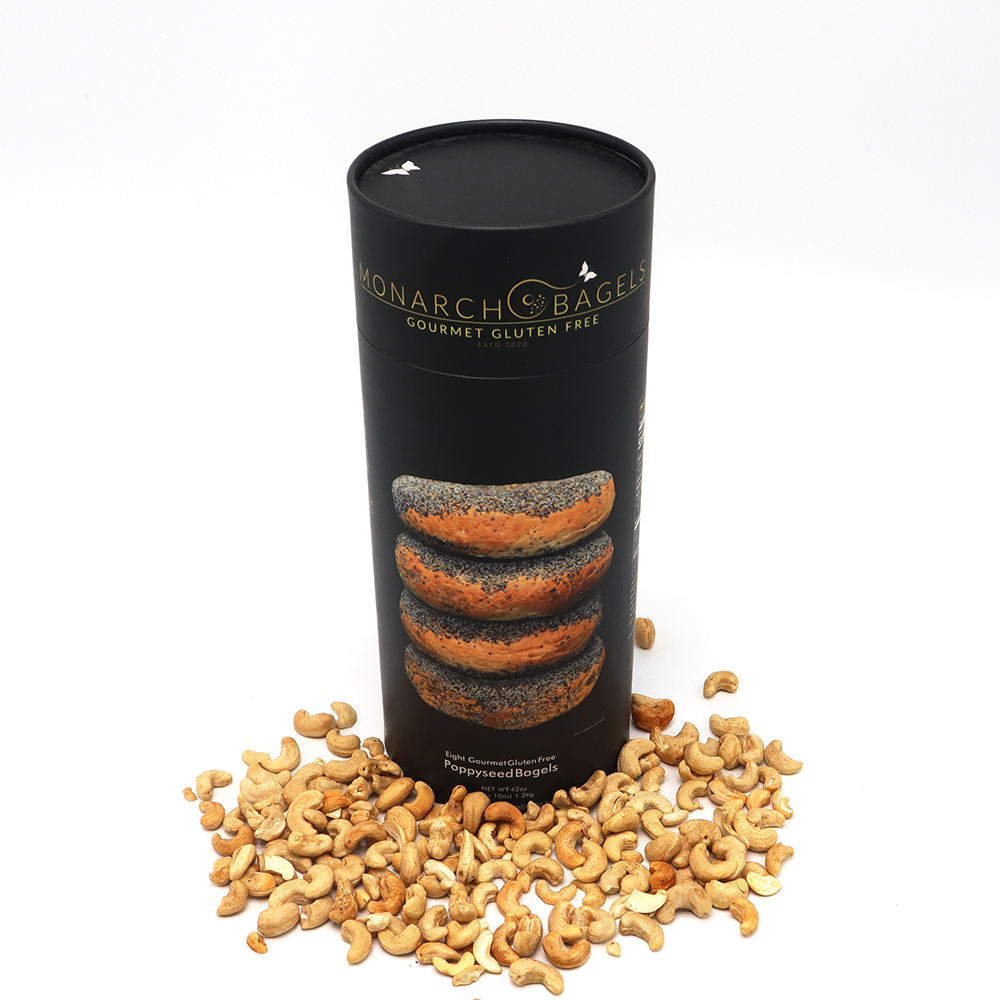 Cylindre biodégradable imprimé personnalisé, papier alimentaire, boîtes de thé en carton, gâteaux, pain, biscuits, café, bonbons, emballage en tube de papier