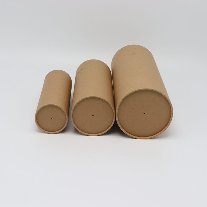 Emballage de tube de papier de boîte de cylindre de carton biodégradable fait sur commande qui respecte l'environnement pour la diffusion de cendres de chien/chat d'urne de dispersion