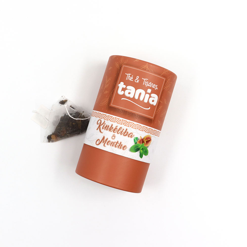 Feuille d'aluminium biodégradable, collagène de qualité alimentaire, poudre de champignon, emballage en carton, boîte cylindrique, Tube en papier pour biscuits aux épices