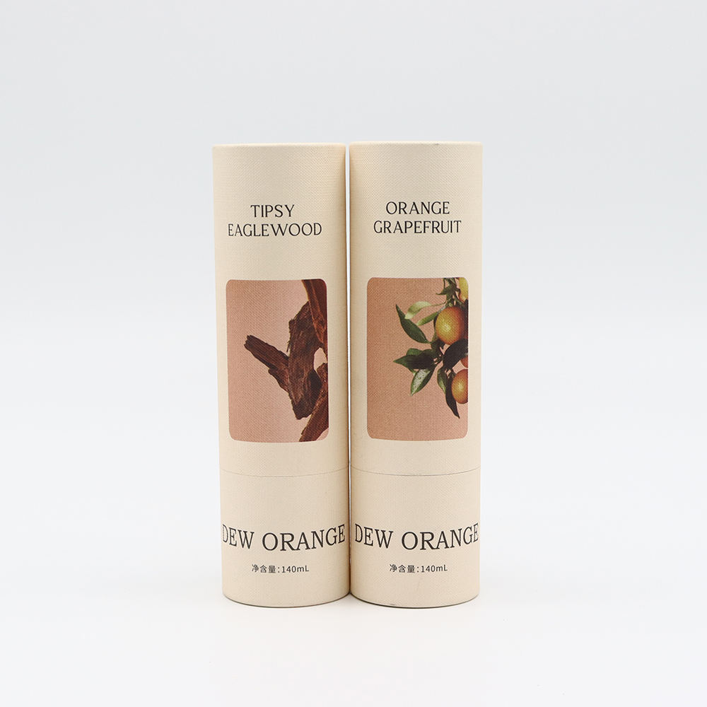 Emballage personnalisé de tube de papier d'emballage de grande capacité bouteille de cosmétiques emballage de tube de papier d'émulsion d'huile essentielle