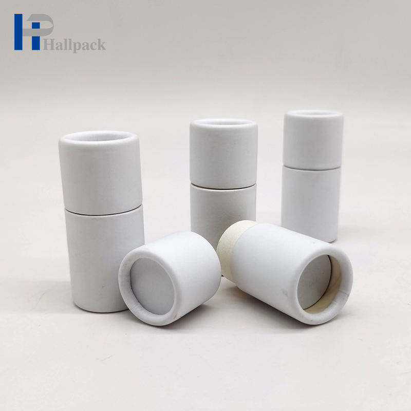 Tube rond en carton Kraft blanc, emballage Push Up pour cosmétiques et artisanat, vente en gros de produits ponctuels
