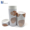 Cylindre biodégradable d'impression personnalisée, papier alimentaire, carton, sacs de boîte à thé de qualité supérieure, emballage de boîte à tubes pour emballage de thé en vrac