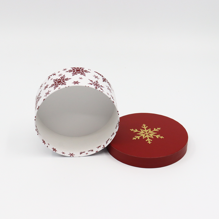 Emballage fait sur commande écologique de tube de papier de boîte de cylindre de carton pour le cadeau de Noël de parfum de soin de la peau