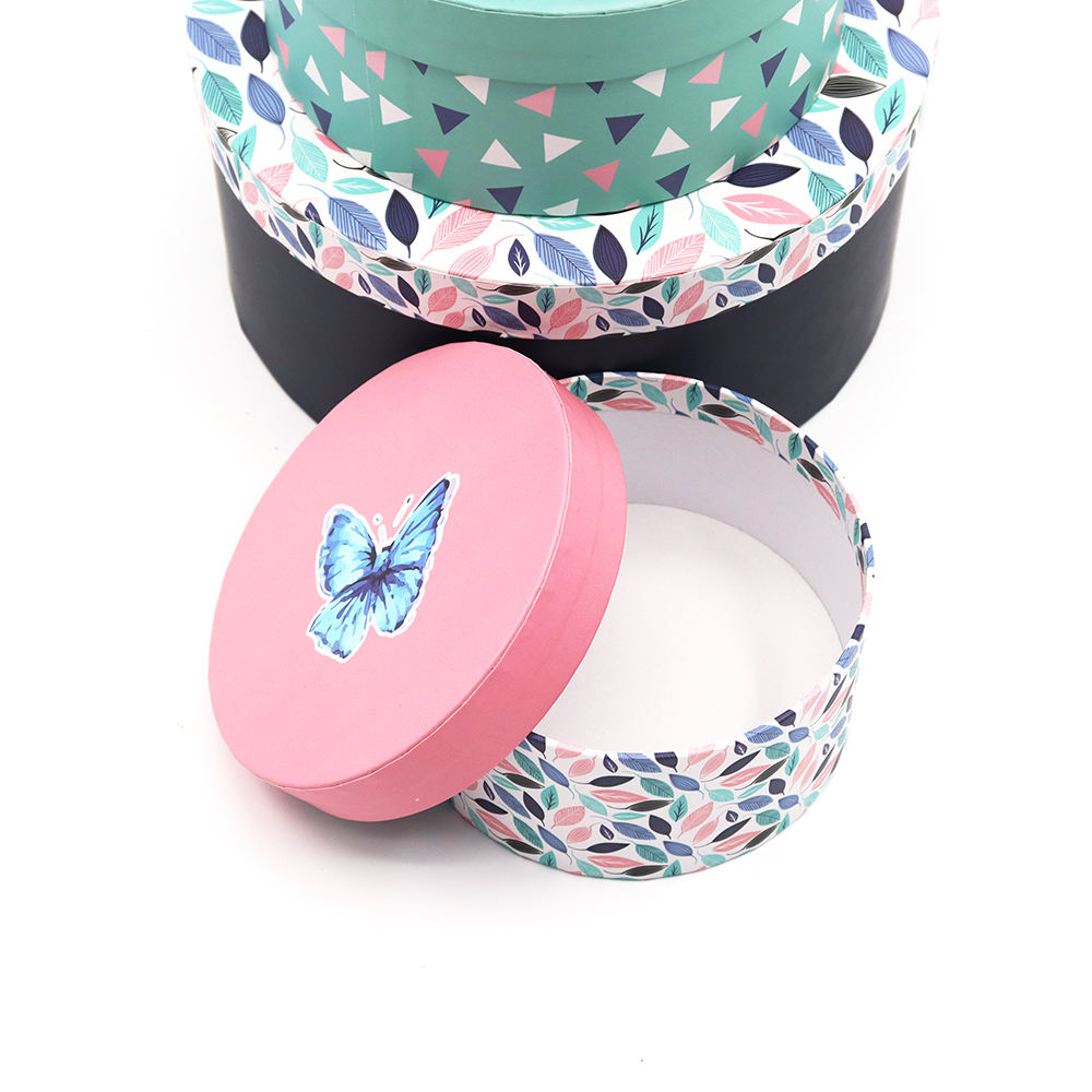 Boîte de Tube cylindrique à bord plat avec impression de Logo personnalisé, boîte-cadeau en papier d'emballage en carton rigide, emballage en Tube de papier cosmétique alimentaire