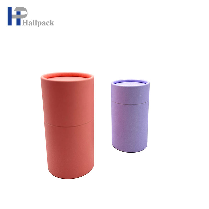 Tube de papier de cylindre de boîte d'avion biodégradable, tube d'emballage de cadeau alimentaire, tube rond en carton