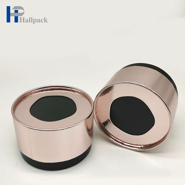 Tube de papier rond biodégradable de cylindre de tube d'emballage avec la fenêtre claire de PVC