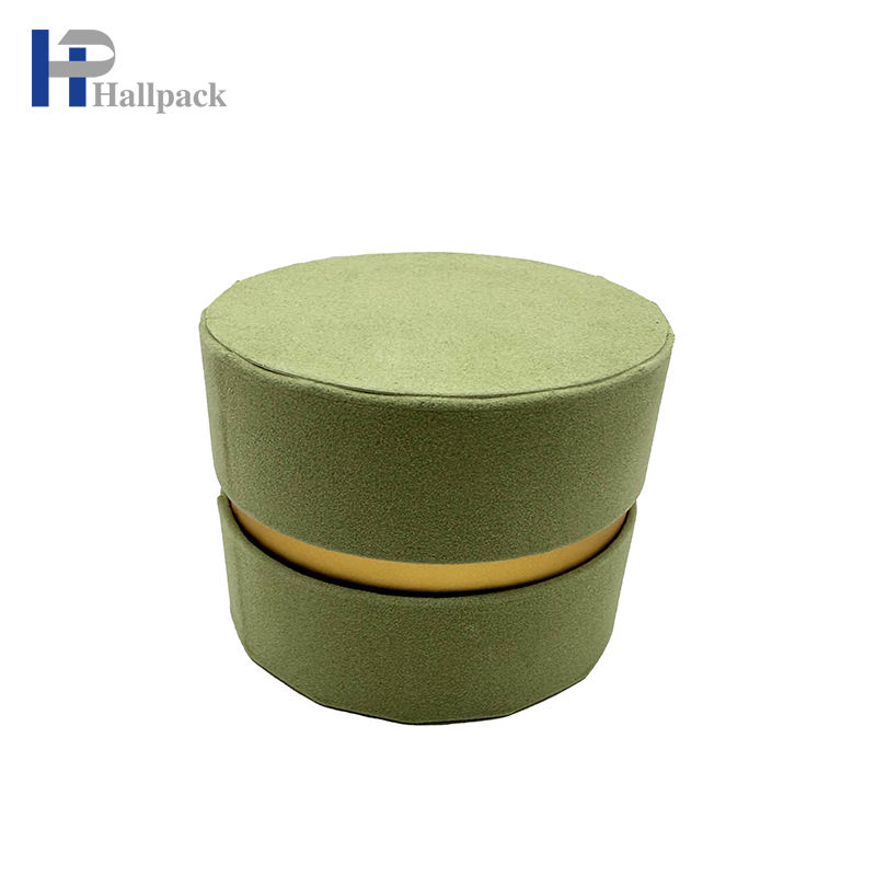 Emballage rond fait sur commande écologique de tube de papier de cartouche de carton de catégorie comestible