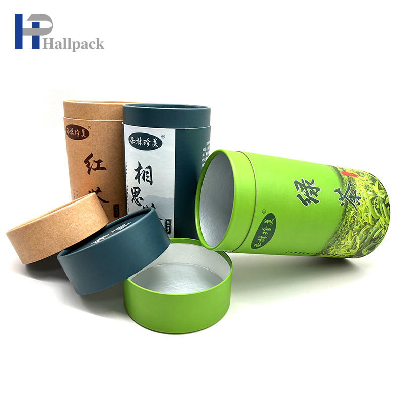 Tube de papier duplex de papier de tube de papier rond de vente chaude d'emballage pour le thé