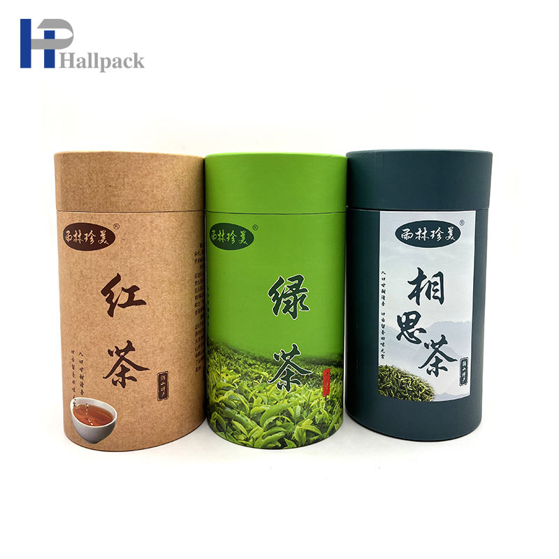 Tube de papier duplex de papier de tube de papier rond de vente chaude d'emballage pour le thé