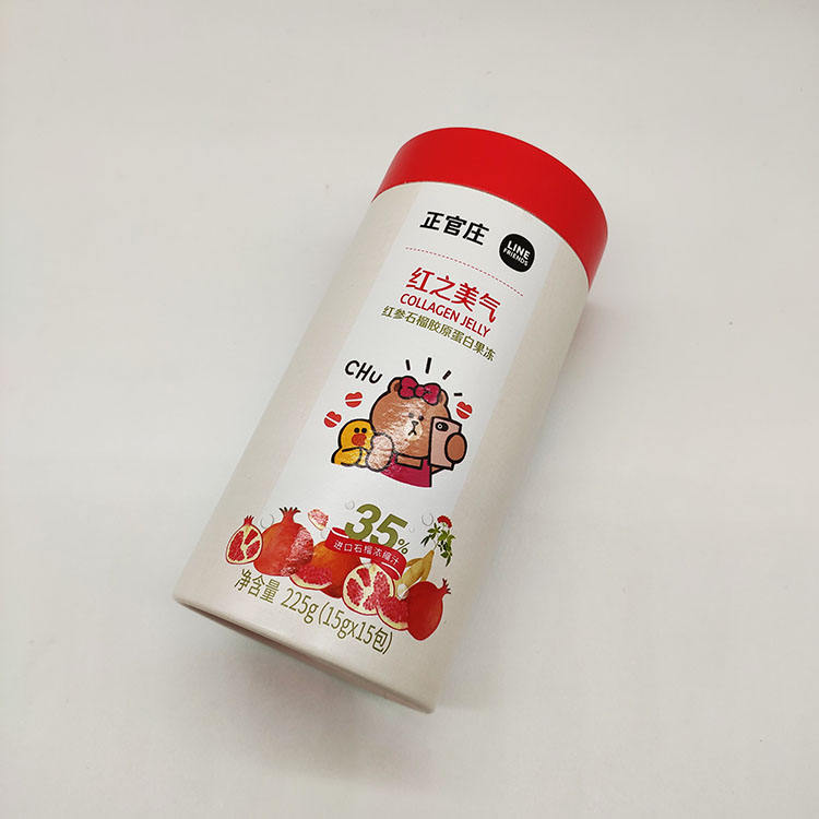 Tubes de papier d'emballage biodégradables de tube de Roun de vente directe d'usine de produits de santé