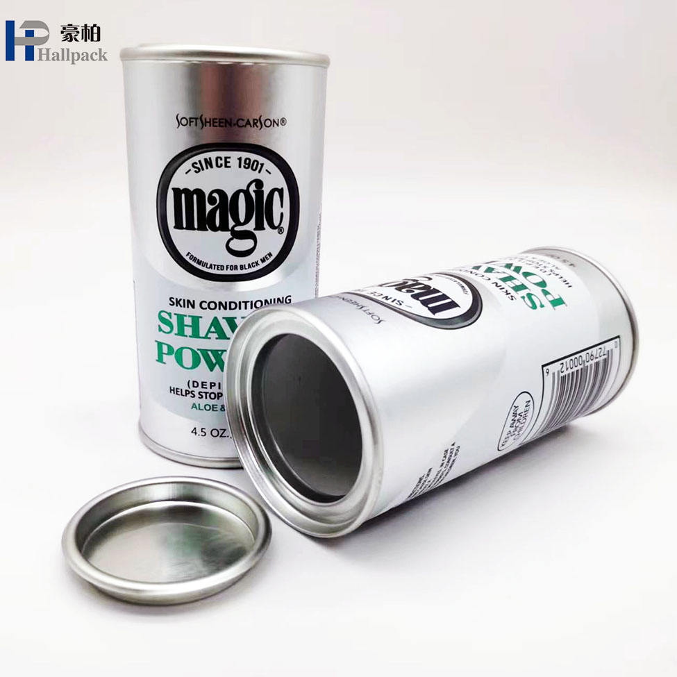 Personnalisez l'impression du tube de papier de forme ronde en carton biodégradable avec couvercle en fer
