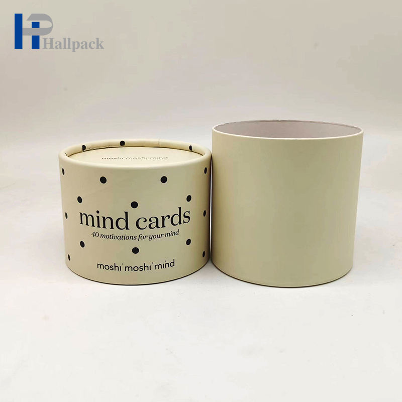 Tube de papier artisanal personnalisé par le fabricant, cylindre de carte biodégradable