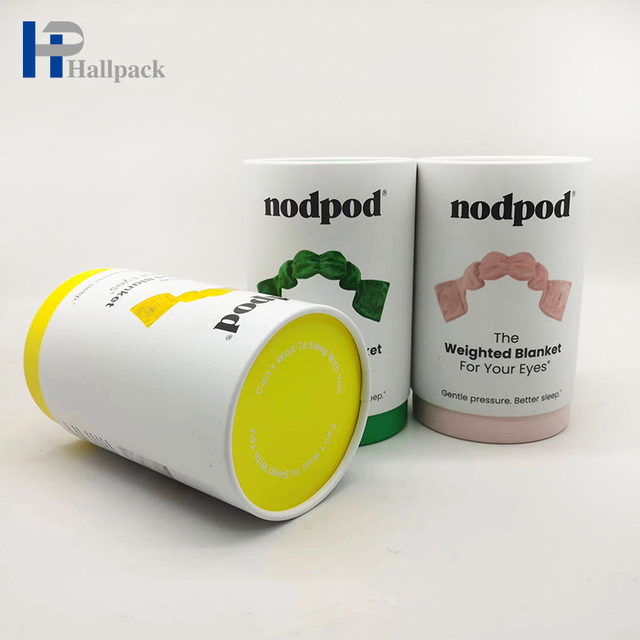 Emballage biodigradable de tube de papier de nourriture de fleur de bijoux de cylindre