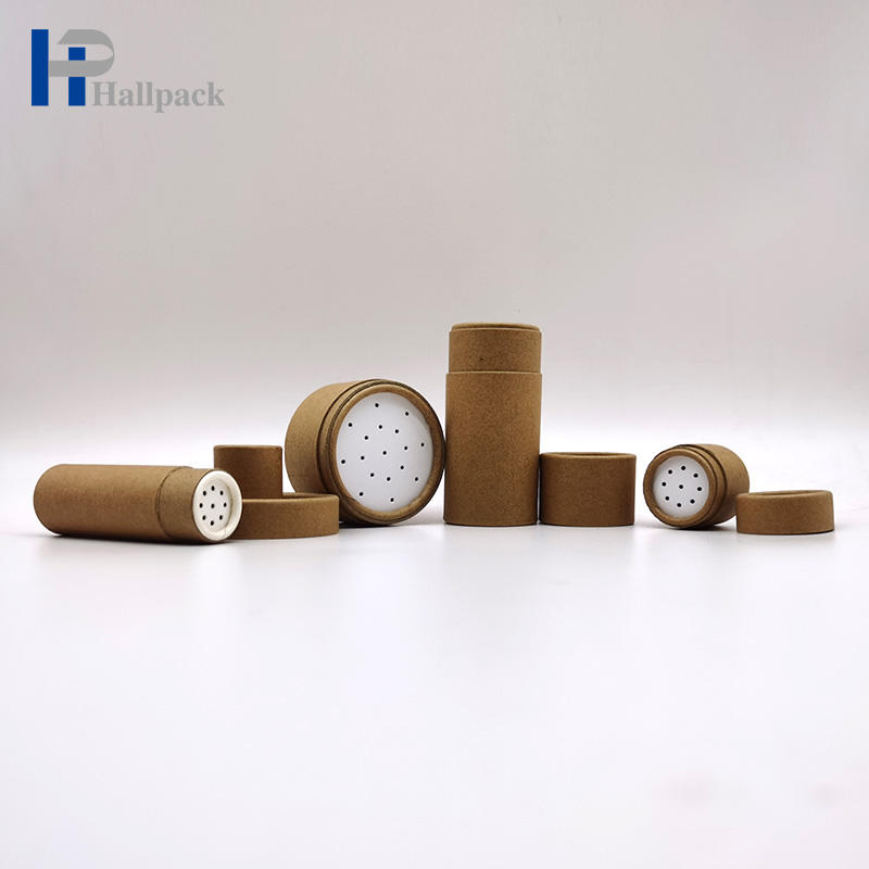 Agitateur unique de poudre de tube de papier d'emballage de tube de papier avec le tamis