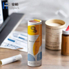 Carton Kraft biodégradable de conception de marque personnalisée, conteneur de bâton de déodorant Push Up, emballage de Tube de baume à lèvres, papier compostable