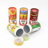 Boîte à thé en carton biodégradable tube de papier de qualité alimentaire pour noix de grains de café