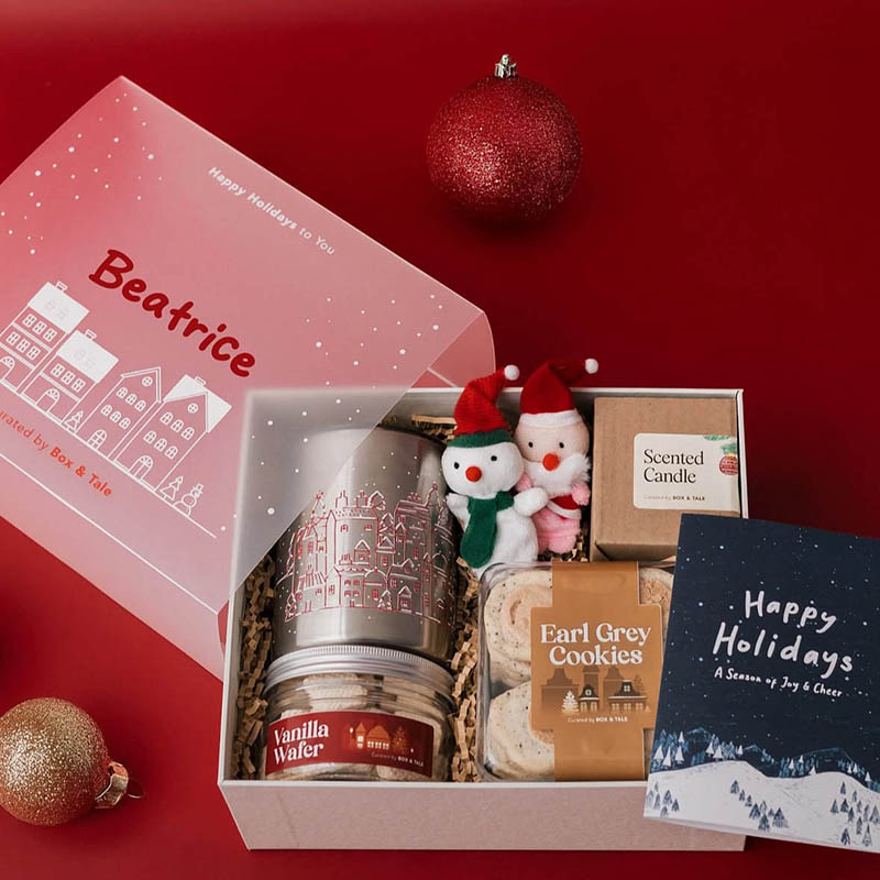 Boîte cadeau de Noël 