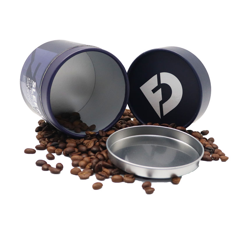 Tube d'emballage de qualité alimentaire personnalisé respectueux de l'environnement pour les grains de café au thé