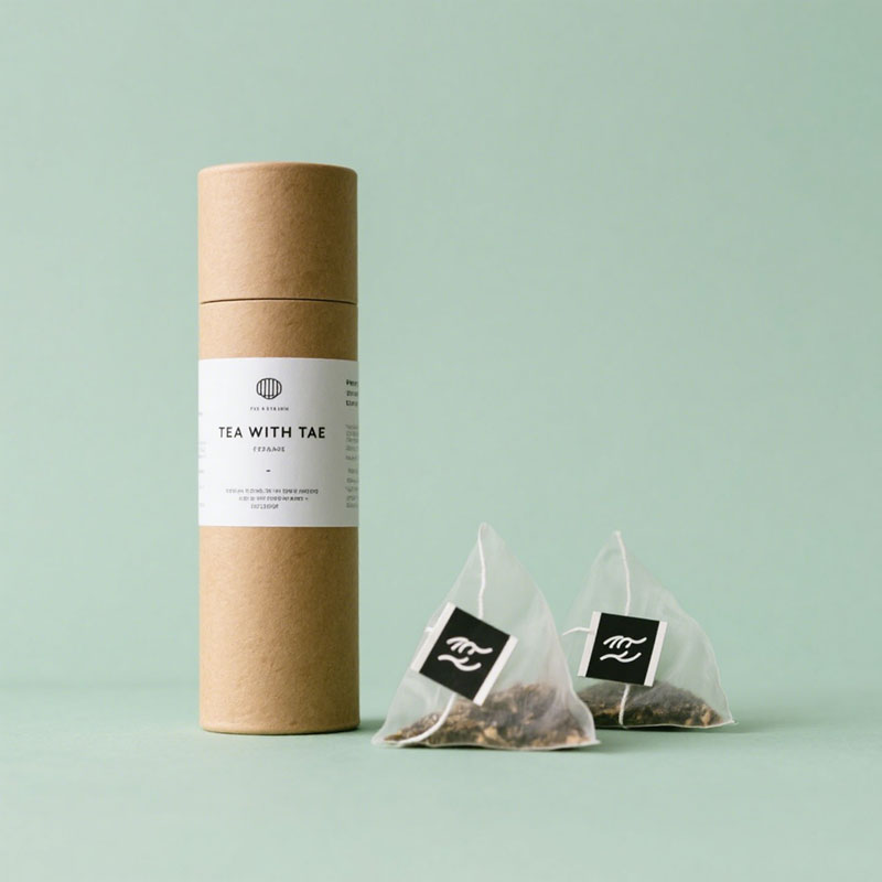 Emballage de tube en carton rond sur le logo personnalisé biodégradable pour piments séchés aux épices