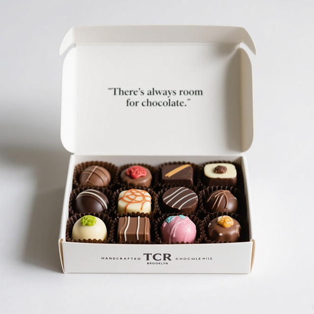 Biodégradable Christmas Gift Cockies Bookies Chocolates Boîtes d'emballage