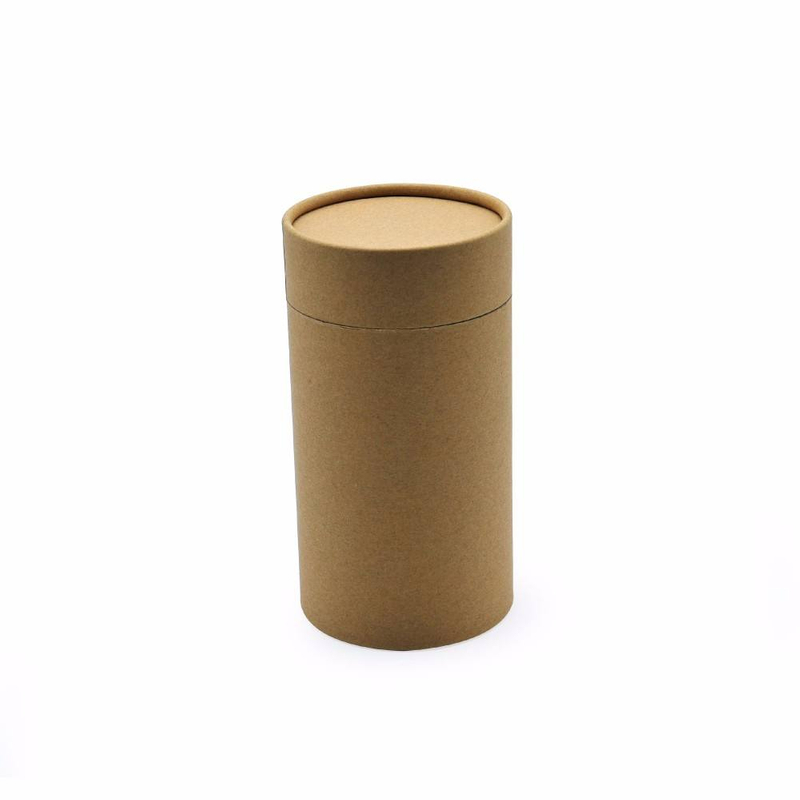 Boîtes d'organisation rondes rigides en papier recyclé de haute qualité, ensemble de tubes en papier, tube en carton rond personnalisé, cylindre d'emballage de thé