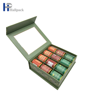 Emballage fait sur commande qui respecte l'environnement de boîte de papier de cadeau de paquet de boîte en carton pour le coffret cadeau de thé de café