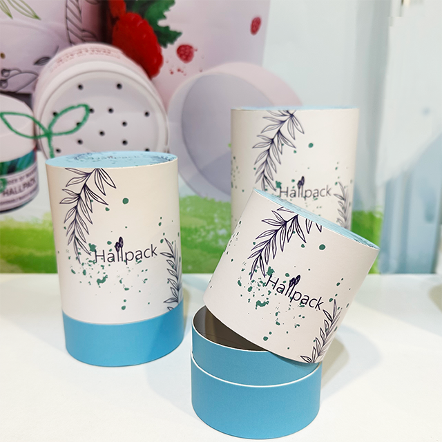 Hallpack – emballage en papier Kraft écologique à bord plat, pour bougies, Puzzle de mode, emballage artisanal en Tube en carton