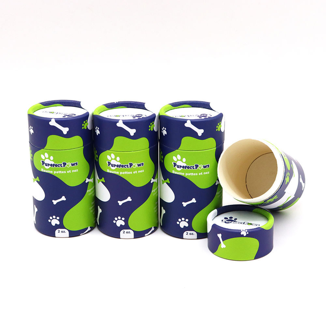 Tube de papier de luxe en carton biodégradable, emballage en papier Kraft, Tubes Push Up, baume à lèvres, protection solaire, soins pour animaux de compagnie, vente en gros