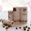 Mini tube en papier pour baume à lèvres torsadé, récipient déodorant de 3.5g, résistant à l'huile