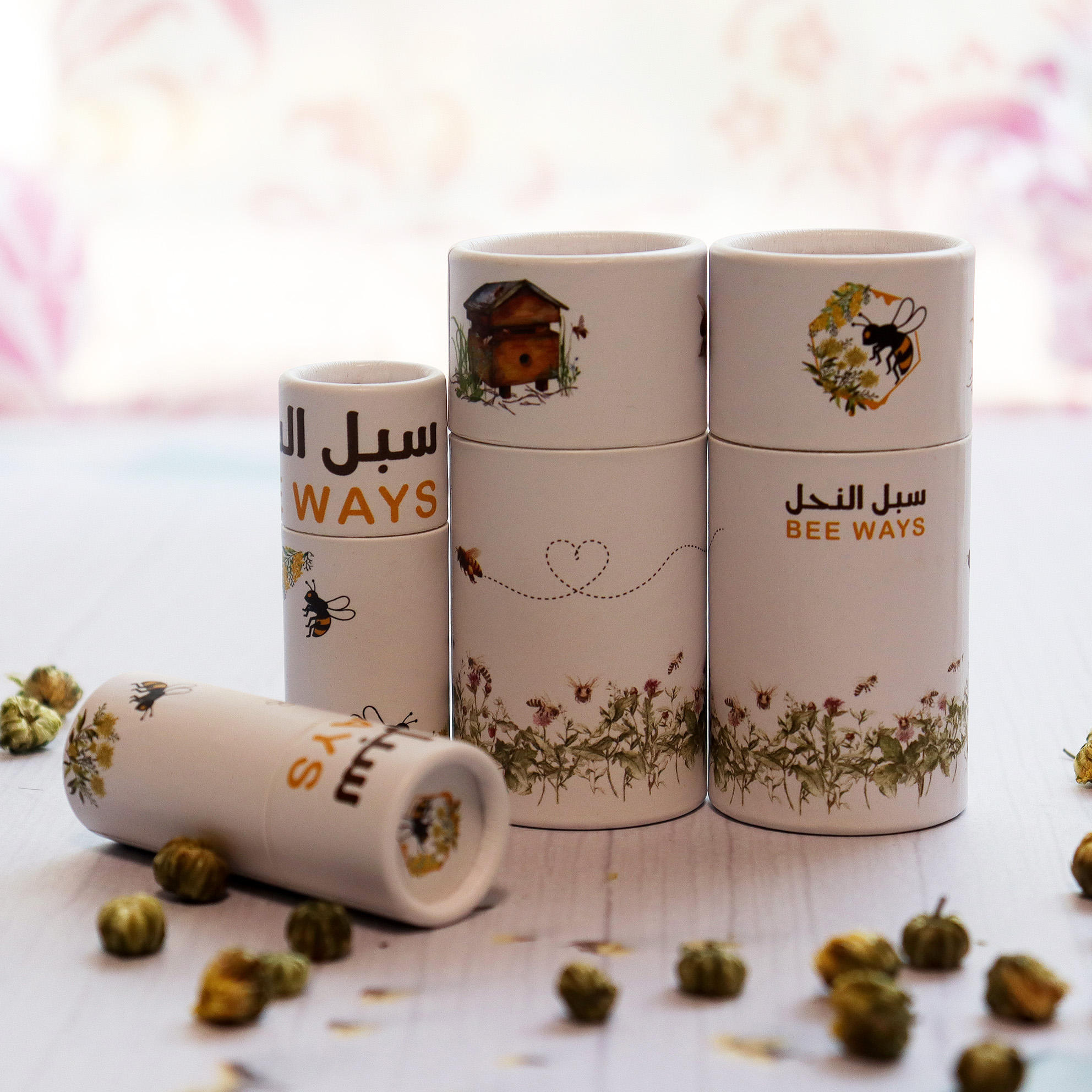 Mini tube en papier pour baume à lèvres torsadé, récipient déodorant de 3.5g, résistant à l'huile