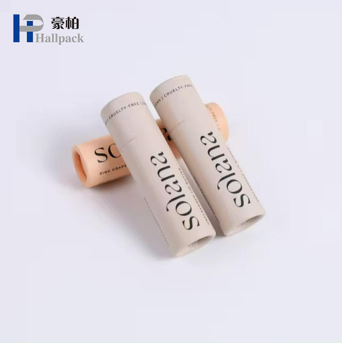 Tube push-up de barre de lotion écologique, Tube de rouge à lèvres en carton professionnel personnalisé