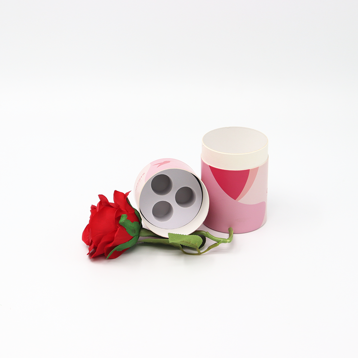 Logo personnalisé biodégradable Kraft cylindre rond cosmétiques huile essentielle parfum bougie papier Tube emballage