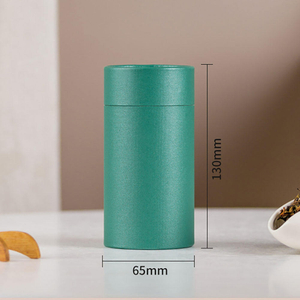 Emballage alimentaire fait sur commande de boîte de cylindre de carton d'emballage alimentaire noix emballage de tube de papier de café