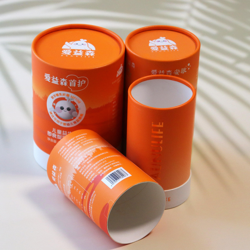 Boîte cylindrique de luxe en papier Kraft, personnalisée pour les huiles de parfum, bougies et huiles essentielles, emballage en Tubes de papier, offre spéciale