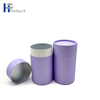 Boîte ronde en carton biodégradable personnalisée en papier d'aluminium, Tube d'emballage en papier de qualité alimentaire, Tube d'emballage en papier pour thé, café et biscuits