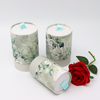 Boîte faite sur commande écologique de cylindre de carton de catégorie comestible avec l'emballage de tube de papier de ruban pour le thé de café