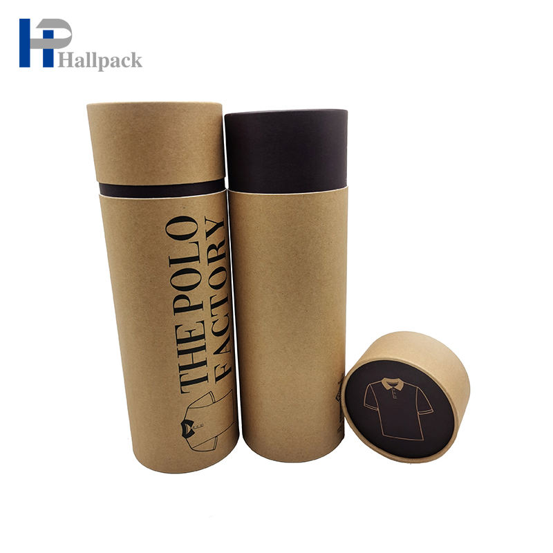 Emballage de boîte de cartouche de bougie de qualité supérieure en carton de papier alimentaire de cylindre biodégradable d'impression personnalisée pour le paquet de thé en vrac