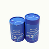 Conteneurs de stockage en carton à cylindre rond imprimé personnalisé, pour café, thé, perles de lessive, cendres d'animaux, Tube en papier d'emballage