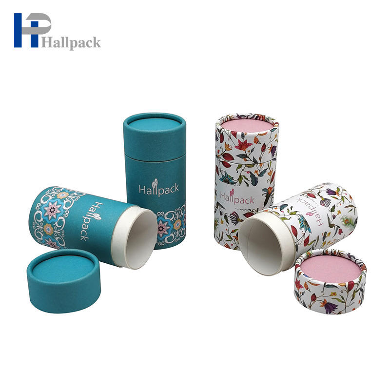 Cylindre de marchandises Spot de 1oz, emballage cosmétique, noyau, Tube en papier extractible, en carton Kraft, papier artisanal, emballage de barre de Lotion